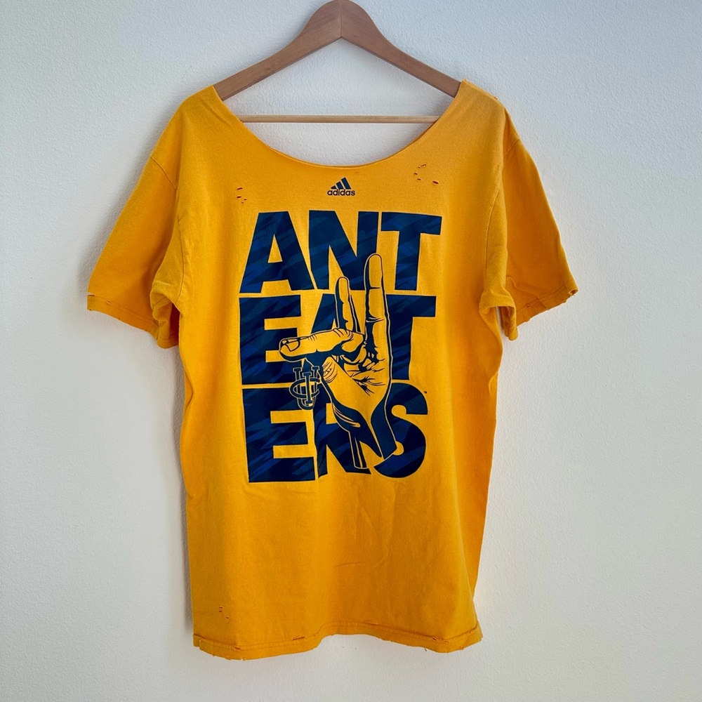 University California Irvine UCI destroyed off the shoulder Tee